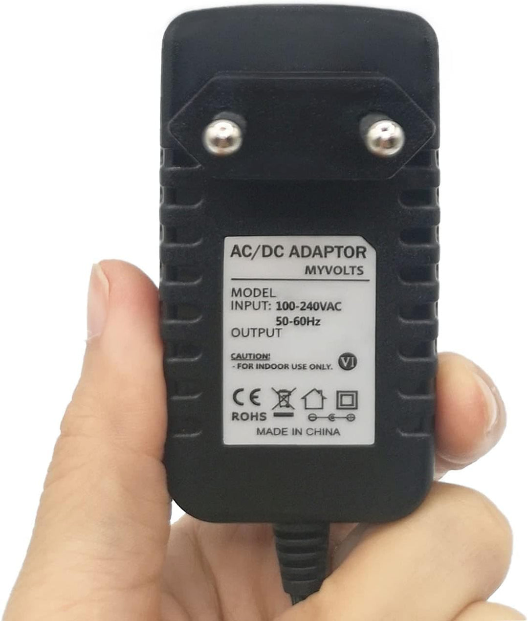 MyVolts 12V EU-Netzteil kompatibel mit PA APA 16524 Powerpack with Jump-Start Standard, Standard