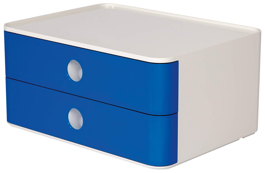 HAN Schubladenbox Allison SMART-BOX mit 2 Schubladen und Trennwand, Kabelführung, stapelbar, Utensil