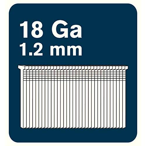 Rapid Nägel Typ 8, 50mm Stauchkopfnägel 18Ga, 5.000 Stk. Grosspackung, für tacker, druckluftnagler u