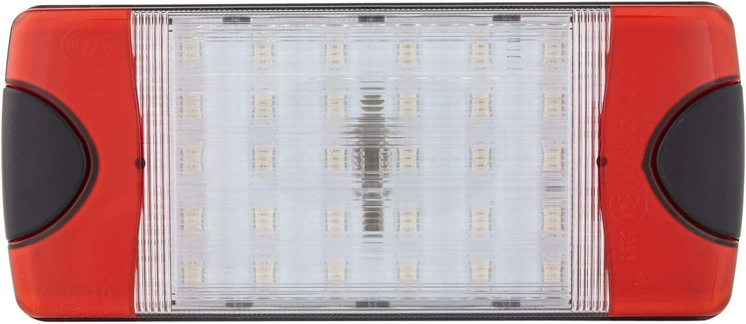 HELLA - Heckleuchte - DuraLED Combi - LED - 24/12V - Anbau/geschraubt - Lichtscheibenfarbe: transpar