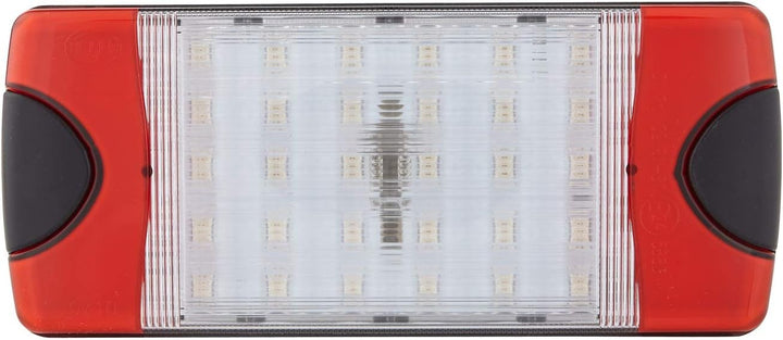 HELLA - Heckleuchte - DuraLED Combi - LED - 24/12V - Anbau/geschraubt - Lichtscheibenfarbe: transpar