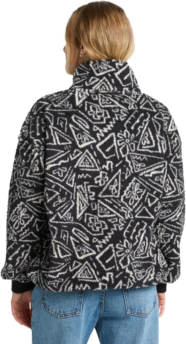 Billabong Damen Auszeit Sweatshirt XS Black Pebble, XS Black Pebble