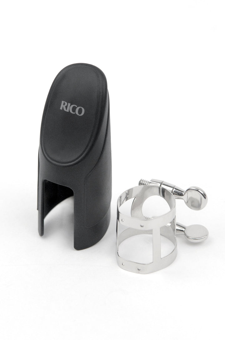 Rico Blattschraube und Kapsel für Sopransaxophon Ligature & Cap Sets Soprano Sax, Ligature & Cap Set