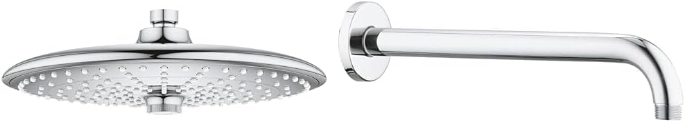 GROHE Vitalio joy 260 - Kopfbrause (wassersparend, 3 Strahlarten, Antikalk-System), chrom, 26462000