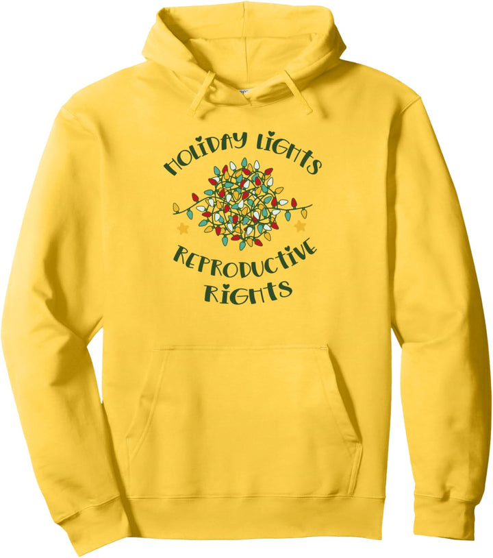 Urlaubslichter reproduzierende Rechte Roe V Wade Feminist Meme Pullover Hoodie