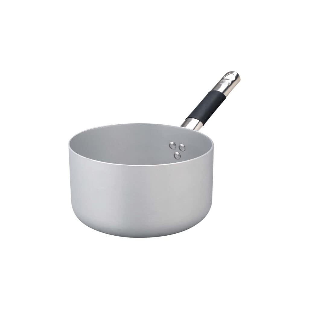 Pentole Agnelli Linie Aluminium Induktion Topf, Induktionsboden mit 1 Griff Cool hoch 20 cm Silber/s