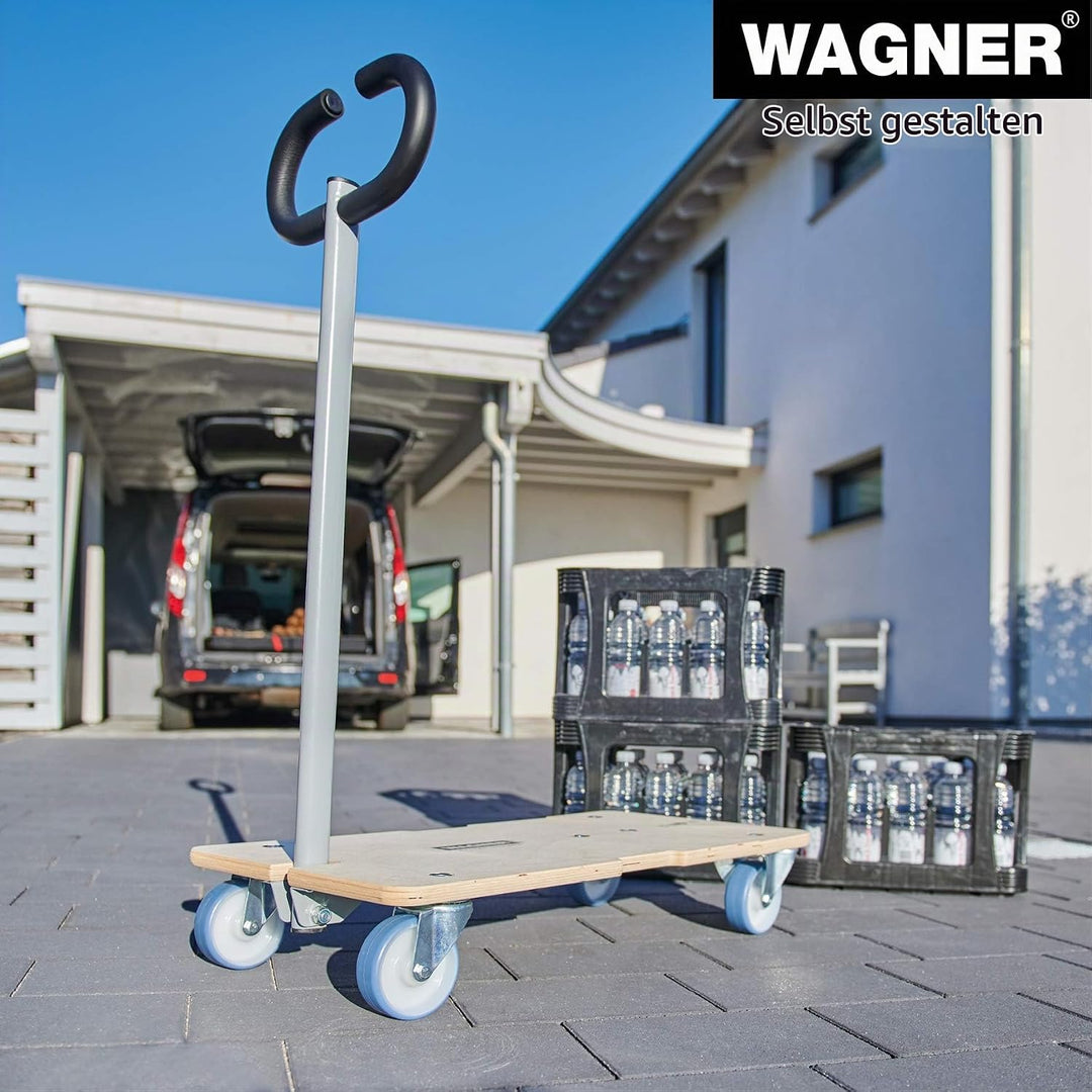 Wagner Transporthilfe MM 1333 I 74-101 x 37 x 14,5 cm - Tragkraft 200 kg - für unterschiedlich gross