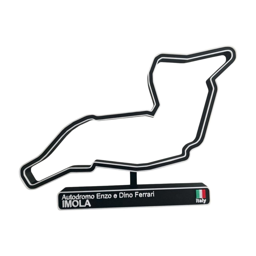 Imola Rennbahn, 3D-Modellbau der F1-Rennbahn, Auto-Dekoration
