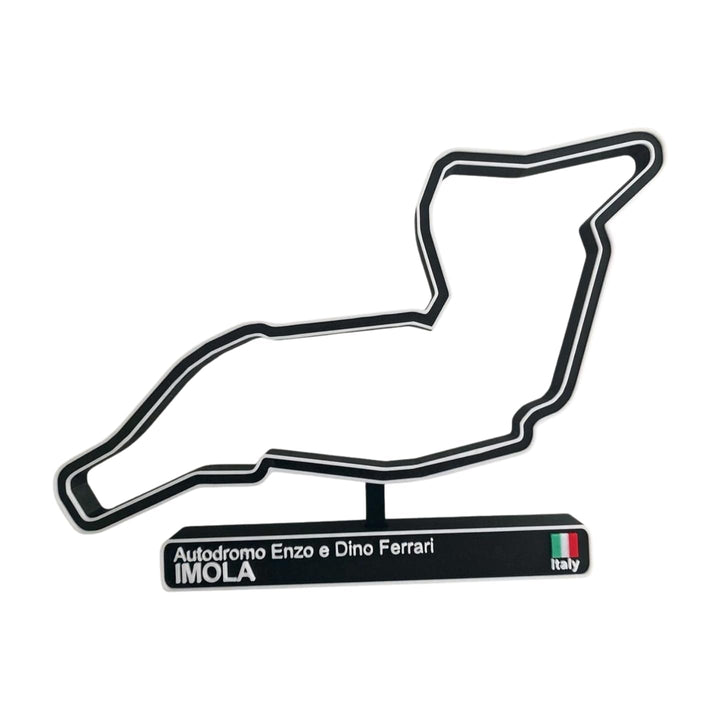 Imola Rennbahn, 3D-Modellbau der F1-Rennbahn, Auto-Dekoration
