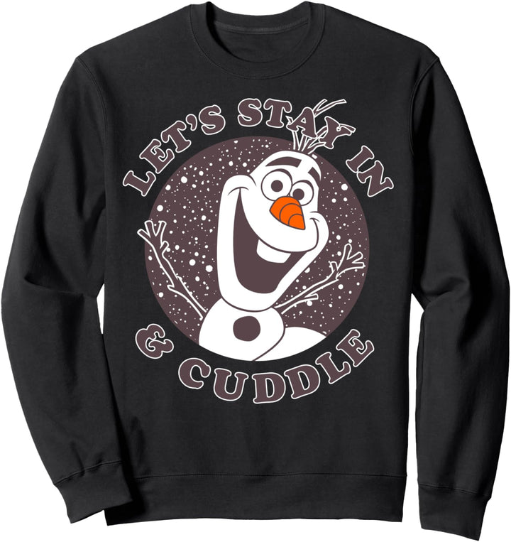 Disney Frozen Olaf Let's Stay In And Cuddle Sweatshirt