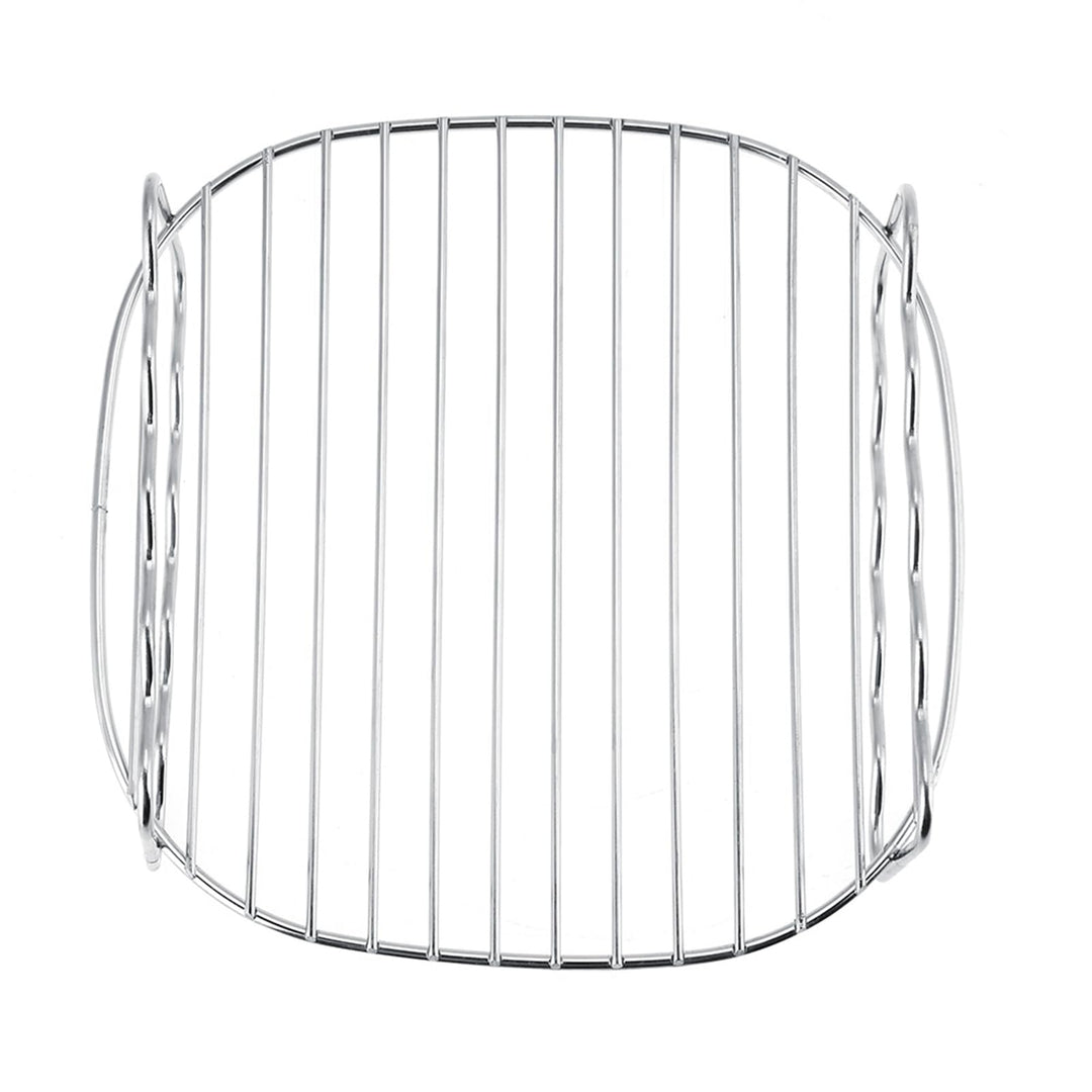 Doppelschicht Rack Mit 4 Spiessen, Verchromt, Optimiertes Ersatz Zubehörgestell Für Luftfritteusen K