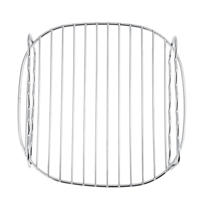 Doppelschicht Rack Mit 4 Spiessen, Verchromt, Optimiertes Ersatz Zubehörgestell Für Luftfritteusen K
