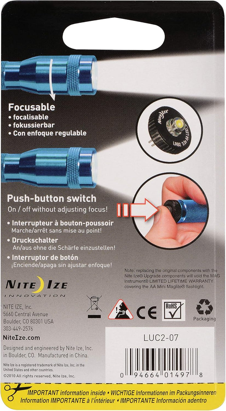 Nite LUC2-07 Ize Unisex-Erwachsene Birne LED-Upgrade, Weiss-weiss