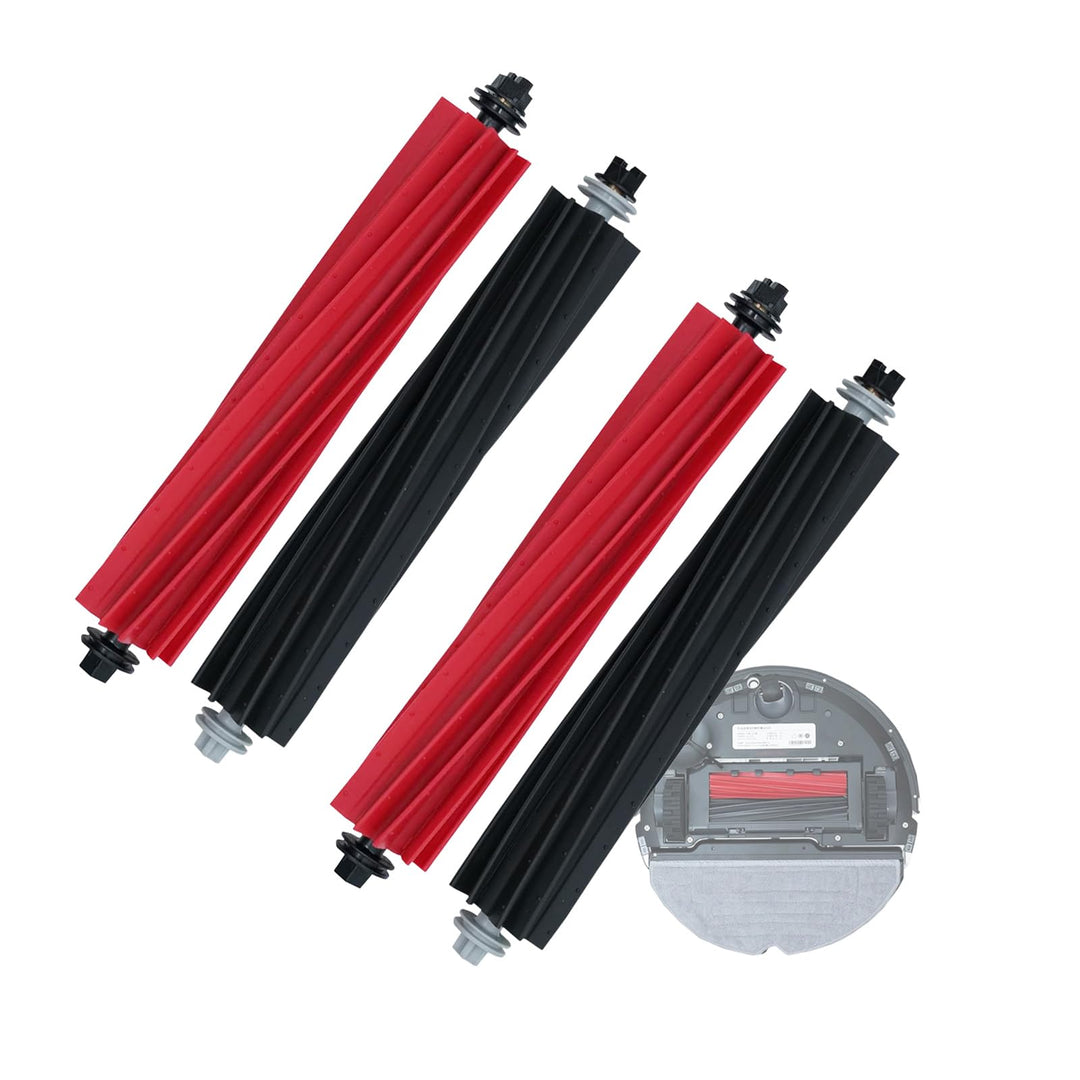 Ersatzteile Zubehör, Trennbare Rubber DuoRoller-Bürste für roborock S8/S8 +/S8 Pro Ultra/Q8 max/Q8 m