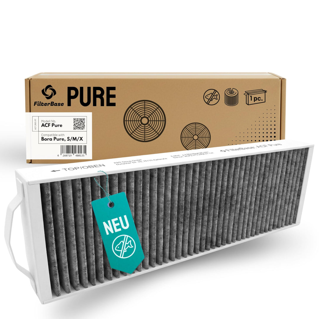 D&D Living® Aktivkohlefilter passend für Bora Pure Filter PUAKF | Hochwertiger Kohlefilter für Ihr P