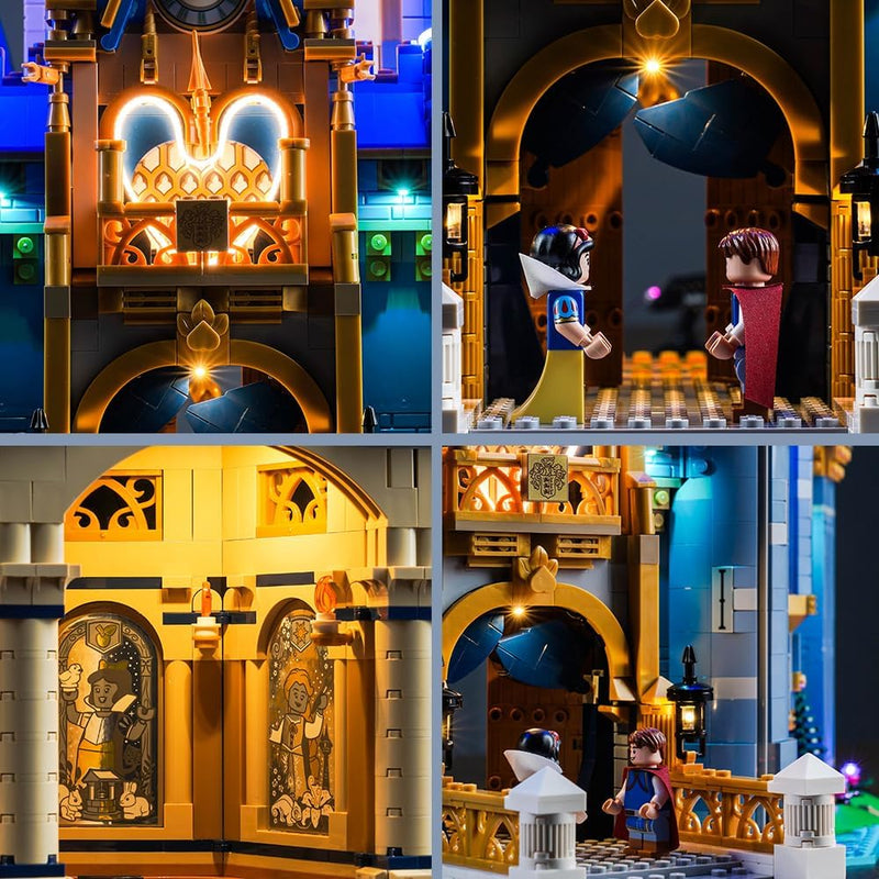 Led Licht Set für Lego 43222 New Disney Castle (Kein Lego), Dekorationsbeleuchtungsset für Lego Clas