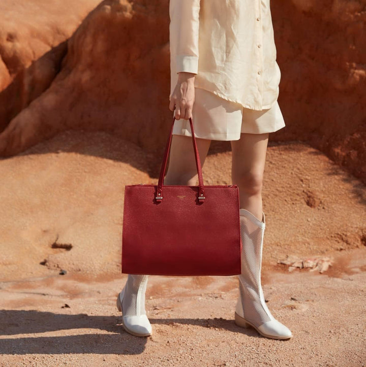 David Jones - Damen Shopper Handtasche - Frau Grosse Henkeltasche PU Leder - Arbeitstasche Viele Fäc