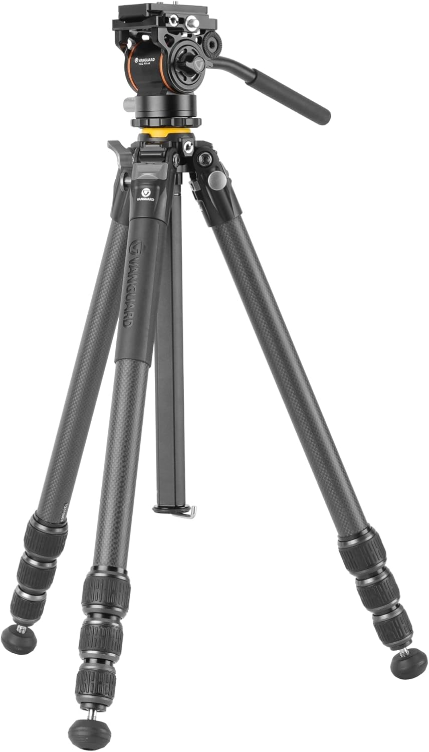 VANGUARD VEO 5 264CV14 – Videostativ aus Carbon mit VEO PV-14 Videokopf - Traglast 8 kg