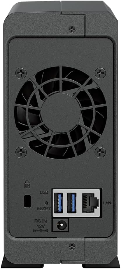 Synology DS124 12TB 1 Bay NAS-Lösung mit installierten 1 x 12TB HAT3300 Laufwerken DS124 mit 1x 12 T