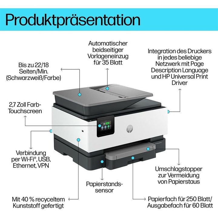 HP OfficeJet Pro 9120b All-in-One Printe