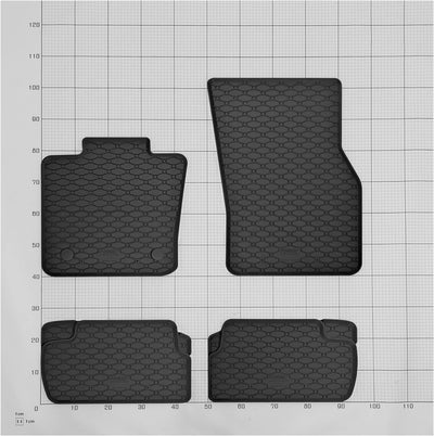 Stylisches Gummi- und Kofferraumwanne Set geeignet für Mini Cooper 3-türig / 5-türig ab 2013 - Schüt