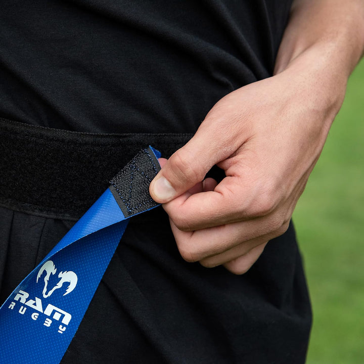 Ram Gürtel mit Markierungsfähnchen für Rugby, 10 Gürtel & 20 Streifen, erhältlich in 6 Farben und 2 