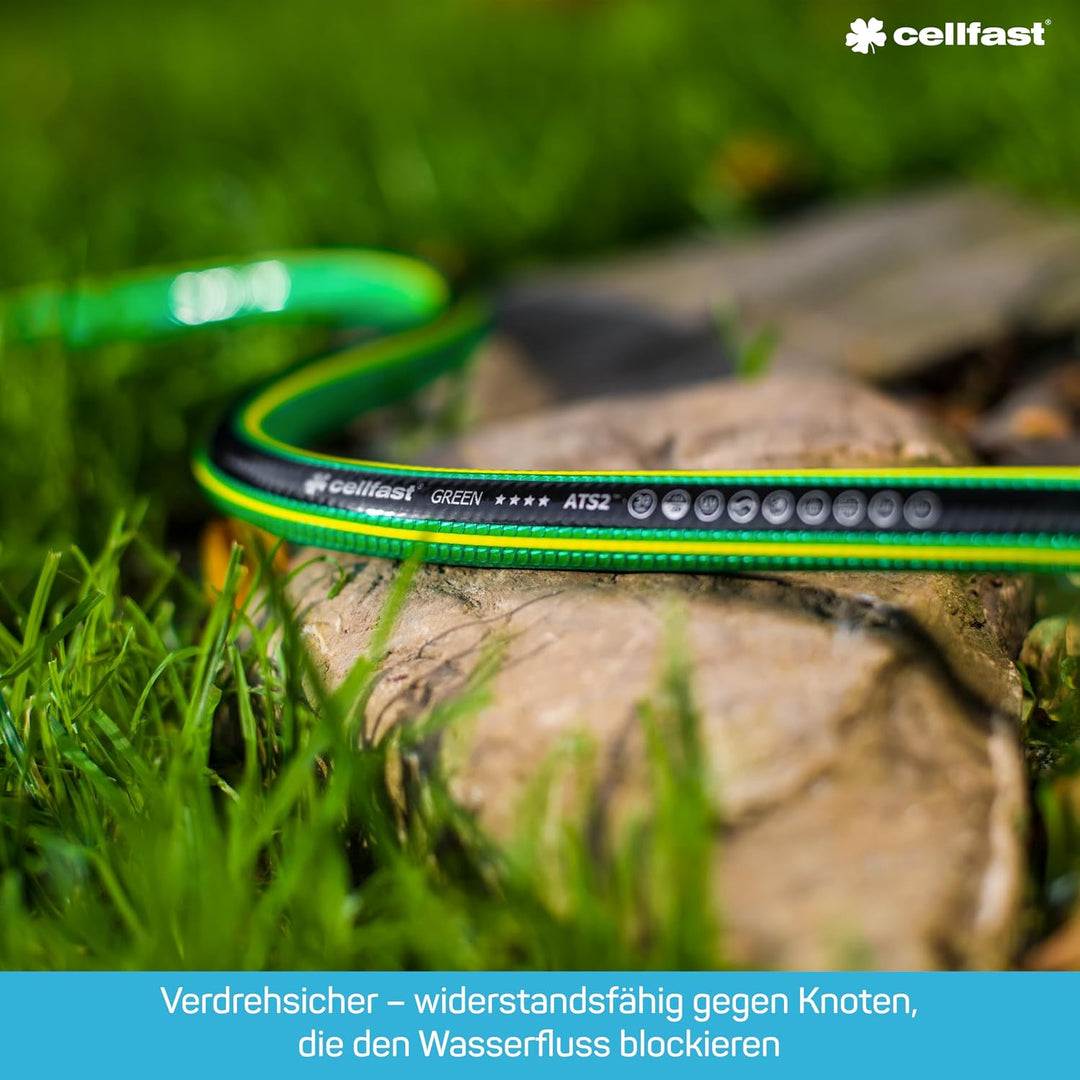CELLFAST Gartenschlauch Schlauch 5 Lagiger Wasserschlauch Doppelgeflecht Kreuz Trikotgewebe Bewässer