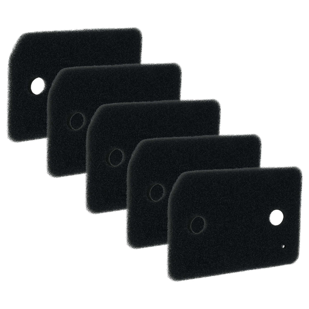 vhbw 5x Sockelfilter kompatibel mit Miele TKG800-50, TKG850WP, TKG840WP, TKG640WP, TKG600-50, TKG600