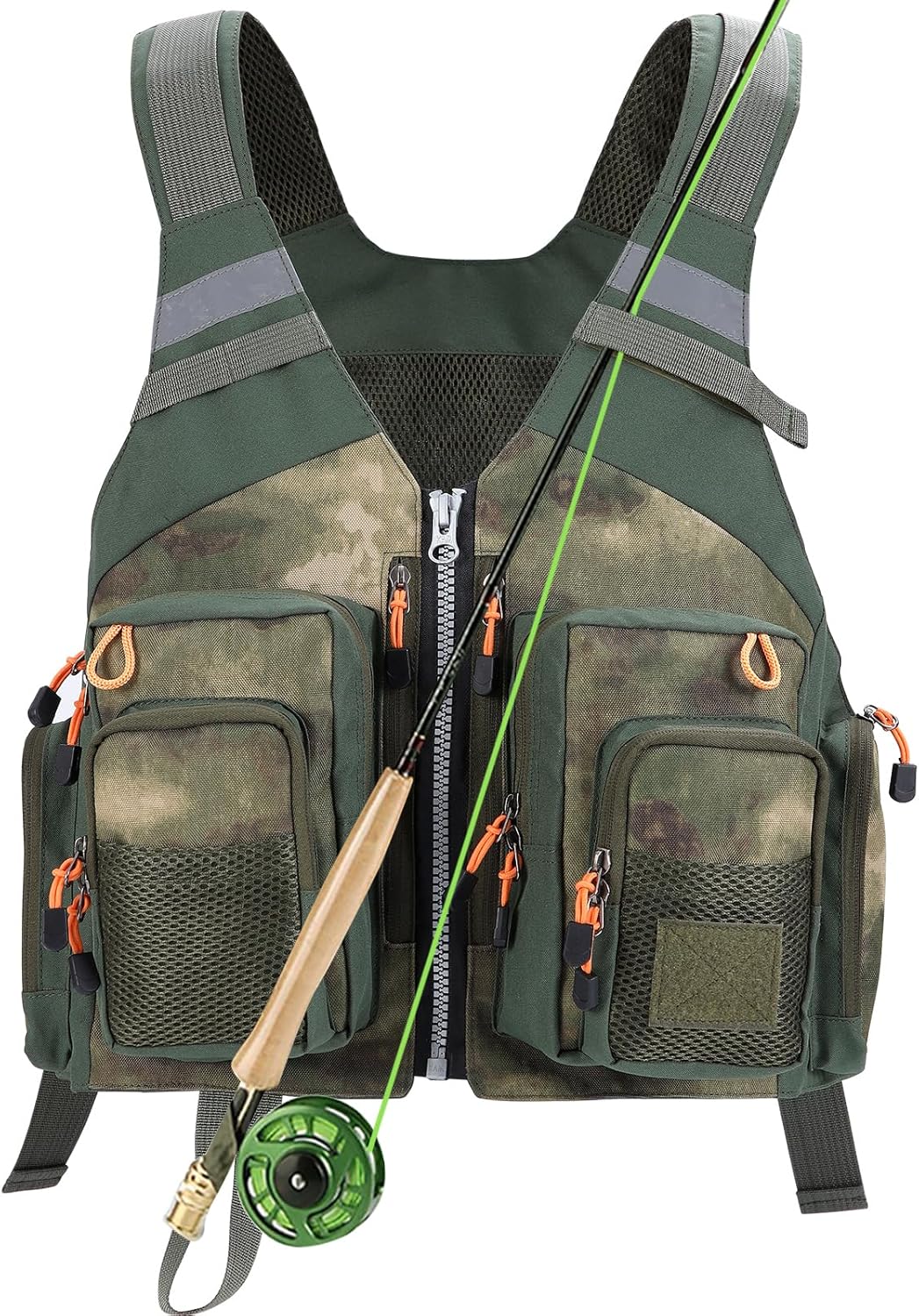 PELLOR Angel Westen, Herren Outdoor Freizeit Atmungsaktiv Weste Freizeitweste mit Vielen Taschen für