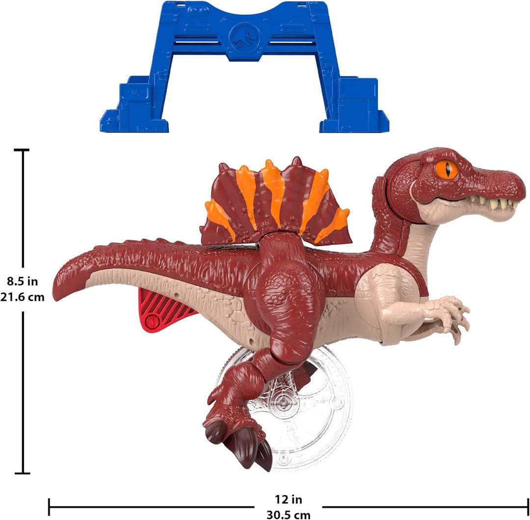 Fisher-Price Imaginext Jurassic World: Die Wiedergeburt Dinosaurier-Spielzeug, sprintende Spinosauru