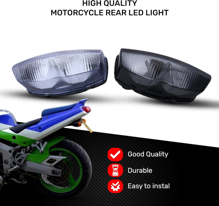 aVDB-moto LED Bremslicht/Rücklicht kompatibel mit KAWASAKI ZXR 400 ZX400 1991-1999 Plug &amp; Play mit i