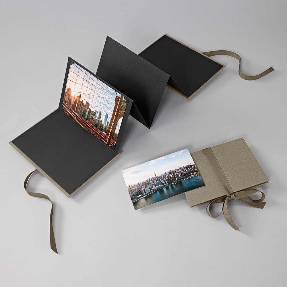Semikolon 370022 Leporello Grande A5 15 x 21 cm - 14 Fotos 13 x 18 cm - Ziehharmonika-Fotobuch - fan