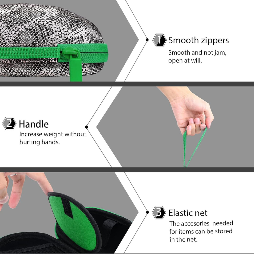 co2CREA Hard Case Ersatz für Razer Basilisk V2/V3 X/Deathadder Essential/Mamba Elite/Naga Pro Trinit