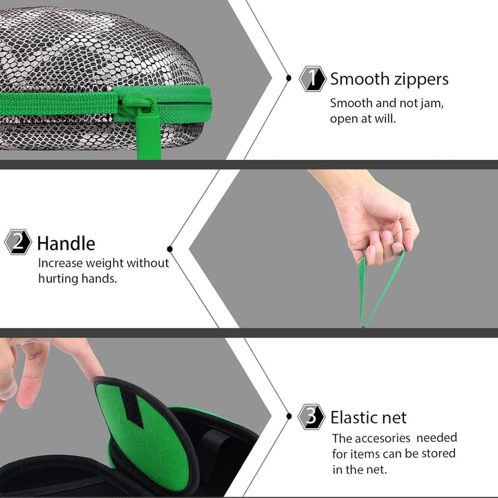co2CREA Hard Case Ersatz für Razer Basilisk V2/V3 X/Deathadder Essential/Mamba Elite/Naga Pro Trinit