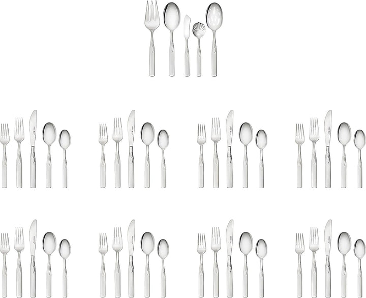 J.A. Henckels Classic Series Rapture Besteck-Set, 45-teilig, für 8 Personen 45 Piece Silber