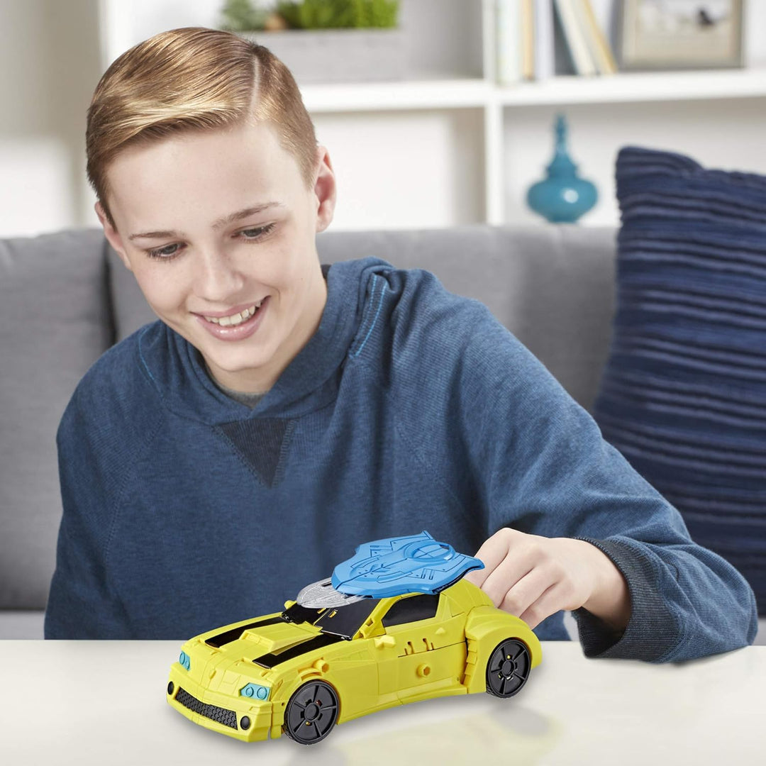 Transformers E8381 Bumblebee Cyberverse Adventures Battle Call Officer-Klasse Bumblebee, stimmenakti