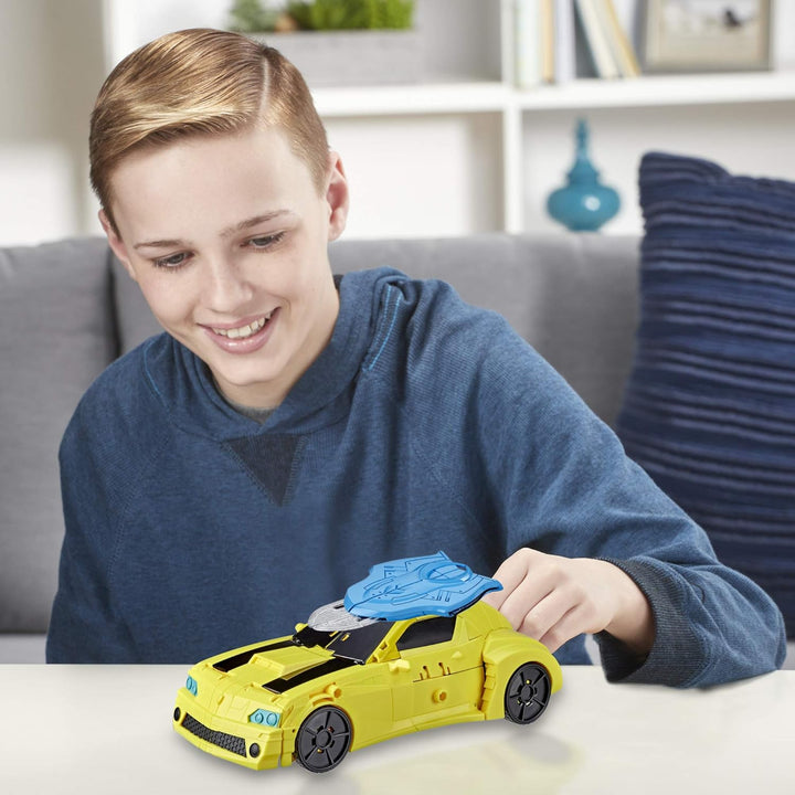Transformers E8381 Bumblebee Cyberverse Adventures Battle Call Officer-Klasse Bumblebee, stimmenakti