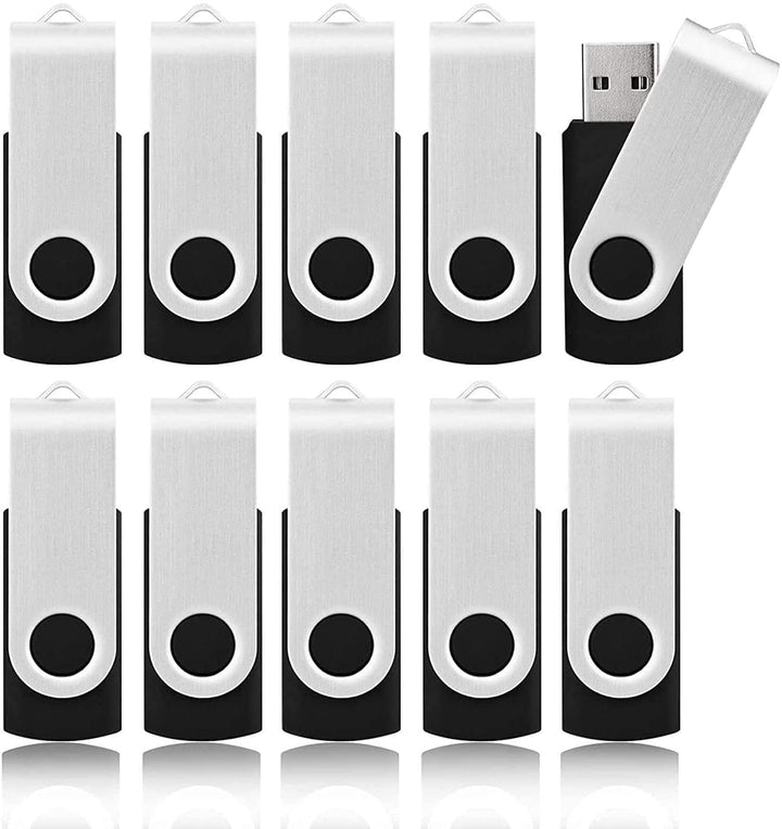 KOOTION 64GB USB 3.0 Sticks 10er Pack Speicherstick Datenstick Memory Sticks Bunt Flash Laufwerk 360