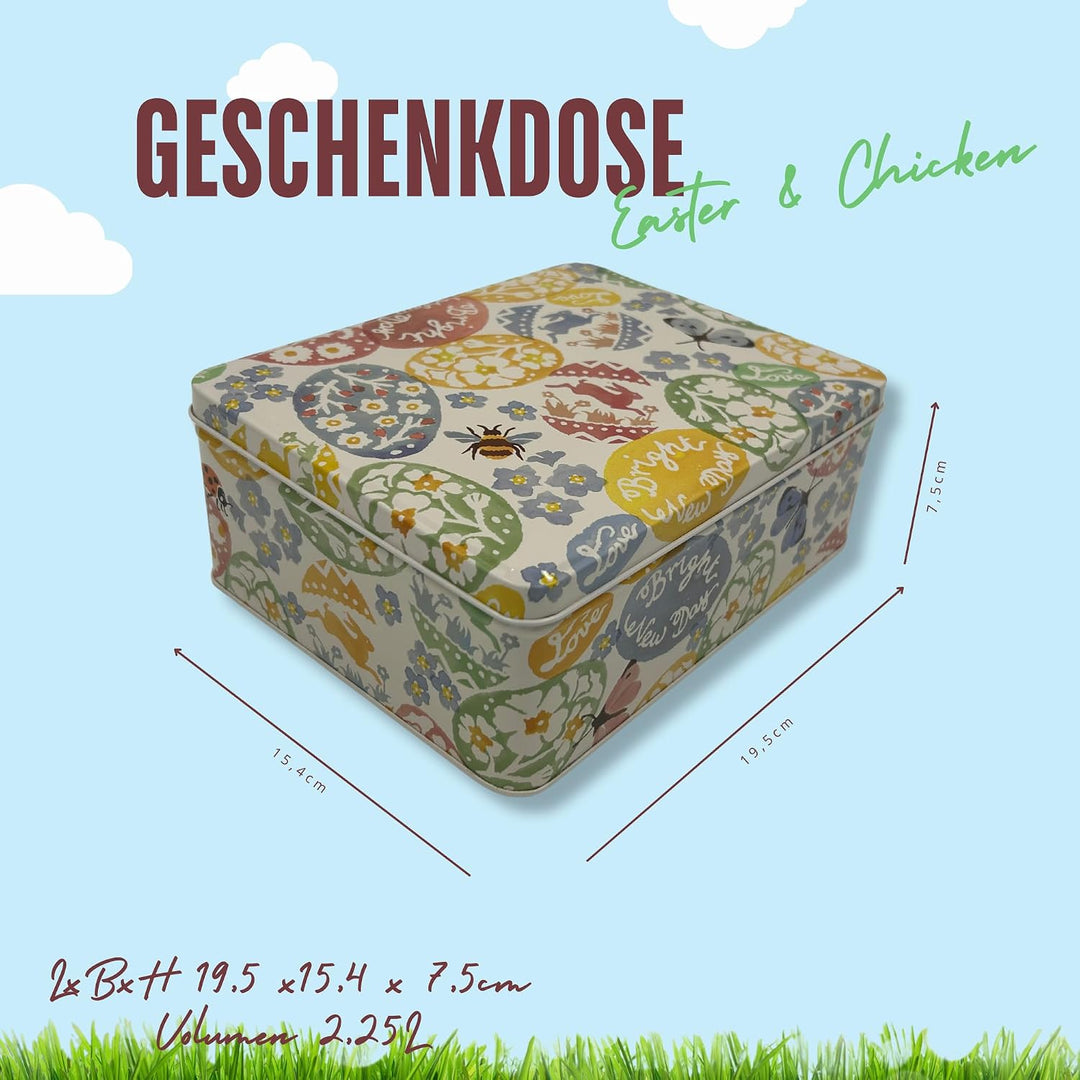 MediMuc Geschenkdose Design Design Emma Bridgewater - Liebevoll gestaltete rechteckige Vorratsdose -