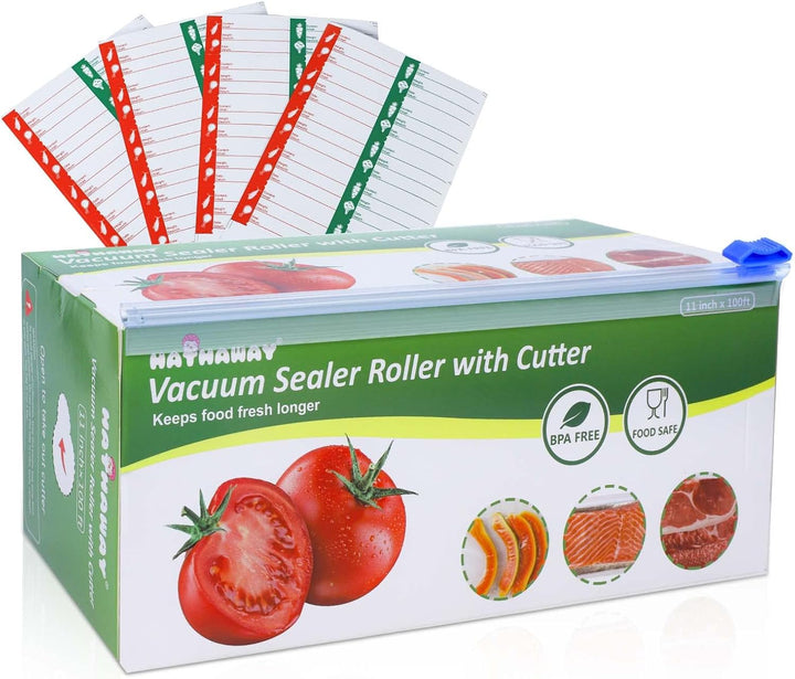 Vakuumierbeutel Lebensmitte Vakumierfolienrollen 28cm x 30m BPA-Frei für alle Vakuumierer, 28cm x 30