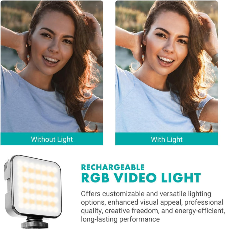 Movo iVlogger-PRO Kabelloses Vlogging-Kit für iPhone/Android – YouTube-Starter-Kit für Content-Creat
