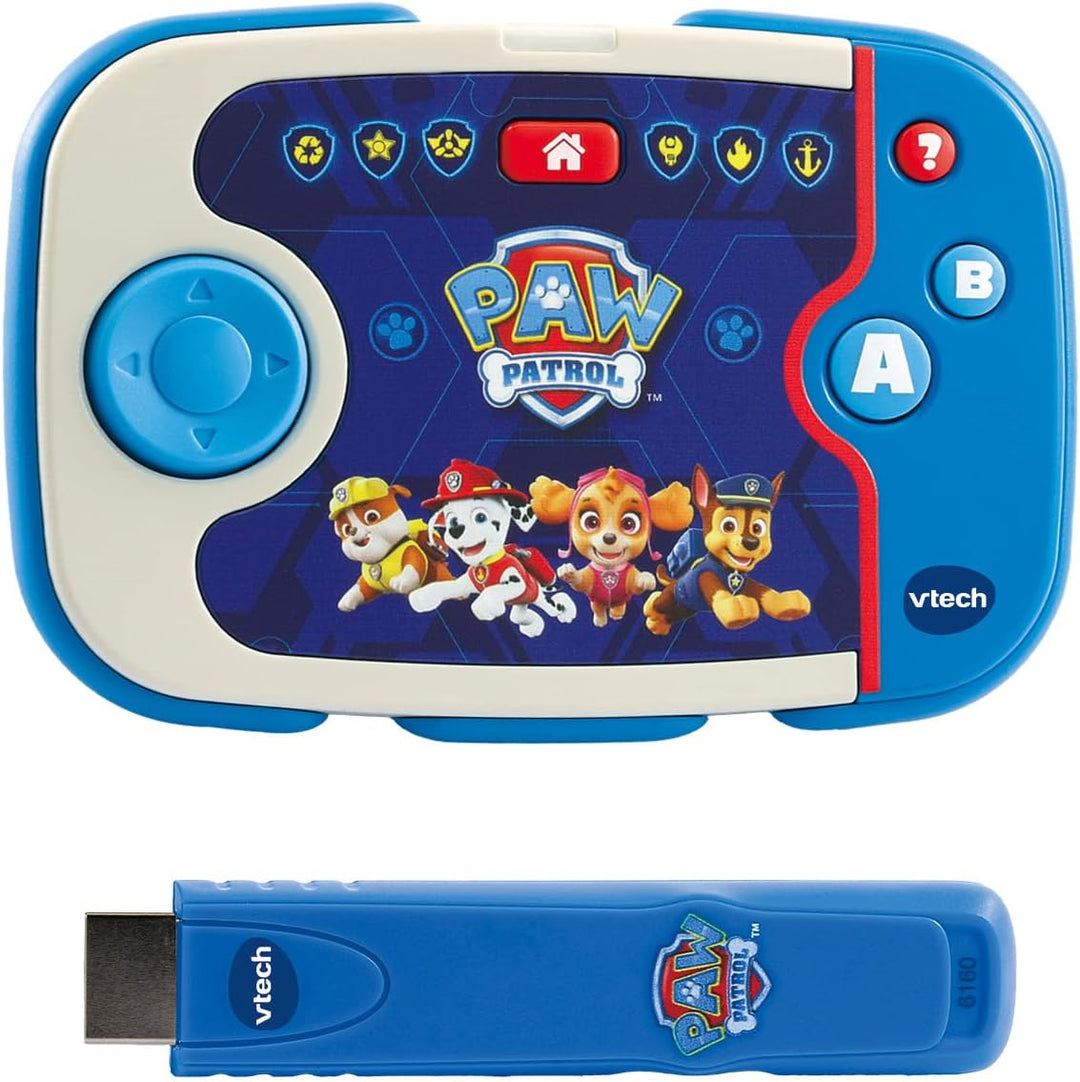 VTech ABC Smile TV - PAW Patrol Lernkonsole – Kabellose Spielkonsole mit HDMI-Stick für den Fernsehe