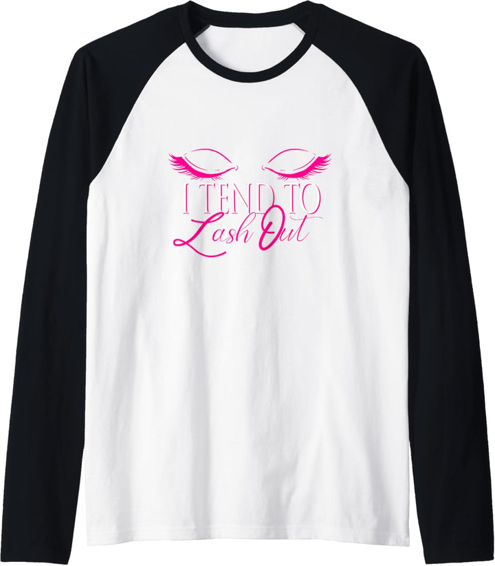 Damen Kosmetik MUA Beauty Salon Wimpern-Make-up-Künstler Raglan