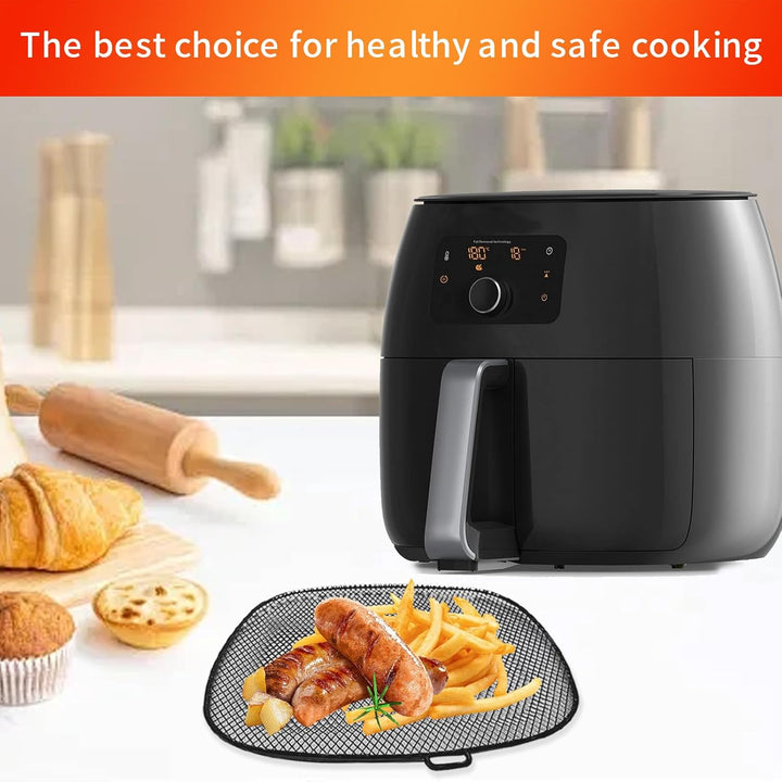 Air Fryer Zubehör für Philips, 18,3 cm quadratische Abtropfschale für Philips HD9741 3QT Tray Rack k