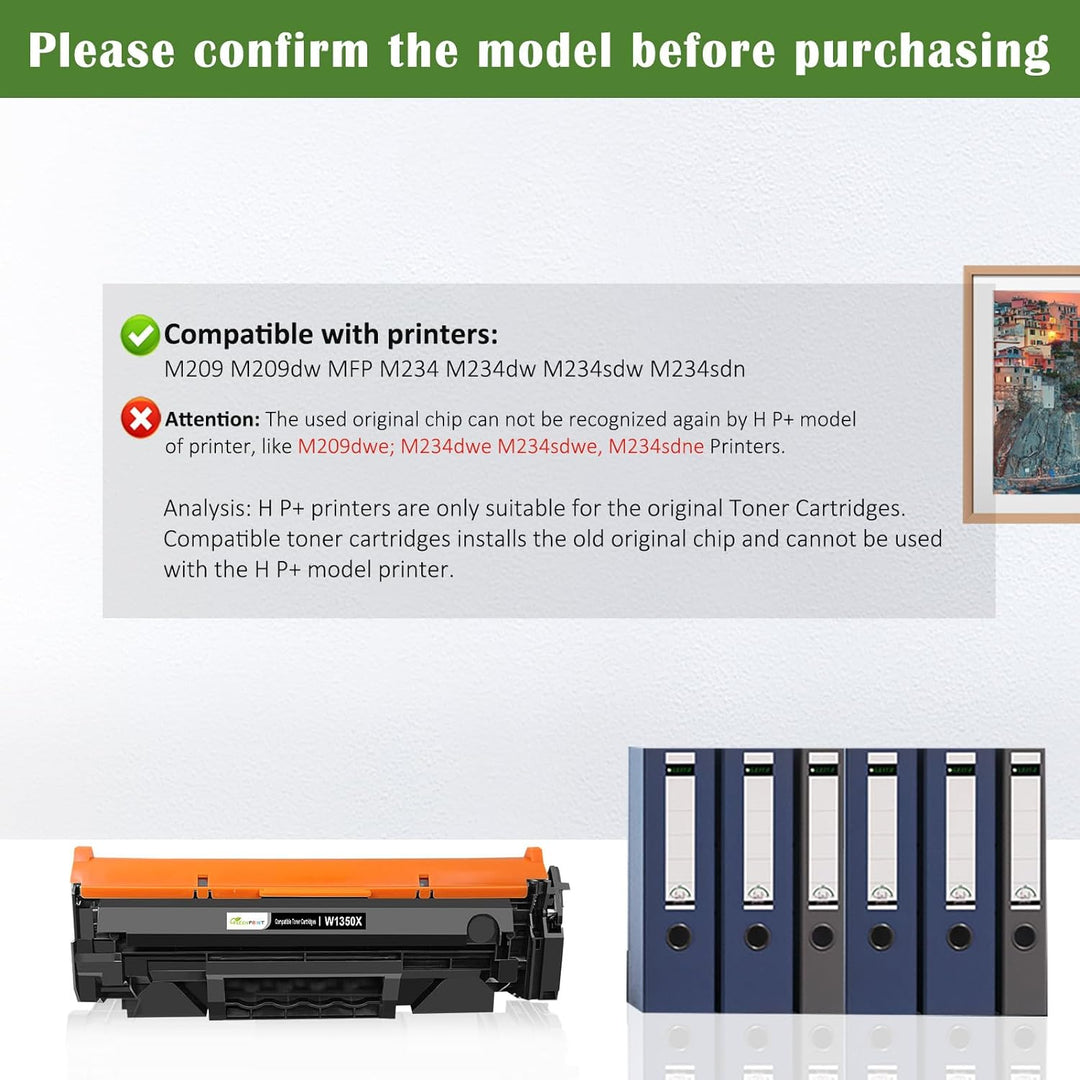 GREENPRINT [KEIN CHIP, mit Spezialwerkzeug] 135X W1350X (135A W1350A) Kompatible Tonerkartusche Schw