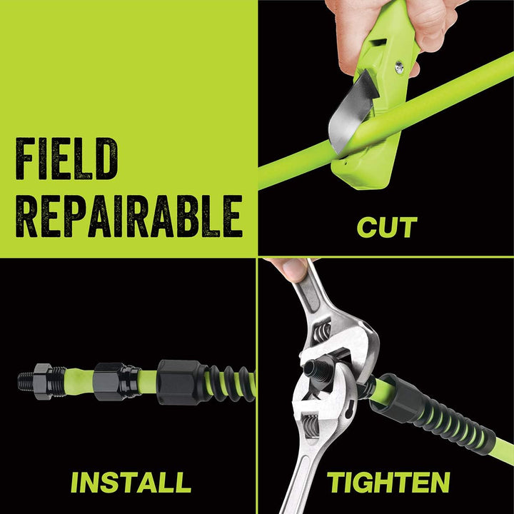 Legacy Flexzilla Pro Hybrid Air Schlauch, HFZP1450YW2-D, 1/4" (inches) x 50' (feet)