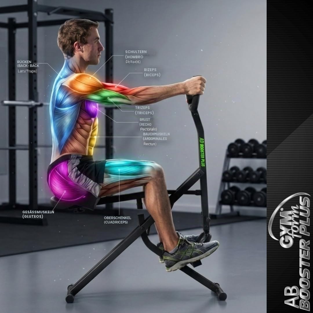 BEST DIRECT GYMFORM AB Booster, komplettes Krafttrainingsgerät, Cardio, Fitness zu Hause, multifunkt