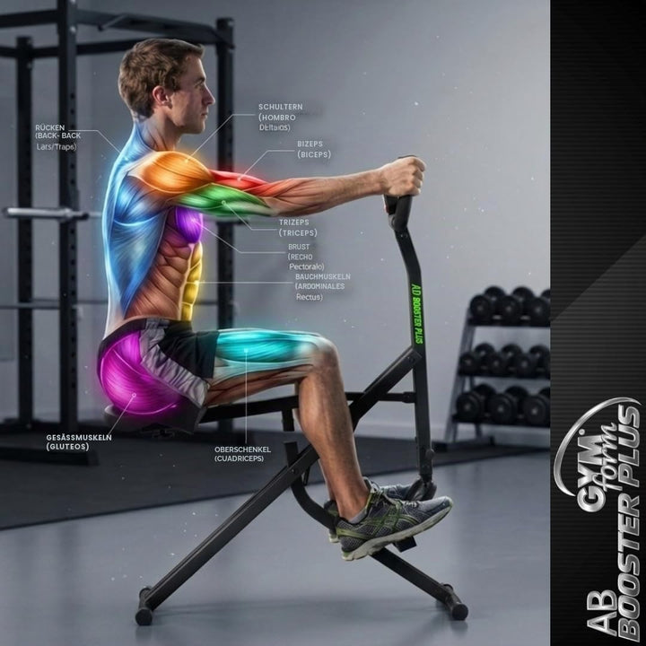 BEST DIRECT GYMFORM AB Booster, komplettes Krafttrainingsgerät, Cardio, Fitness zu Hause, multifunkt