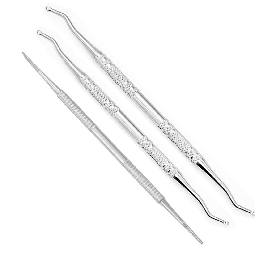 3 PCS Eingewachsene Zehennägel Set Professionelle Nagelpflege Eingewachsene Fussnägel Datei & Lifter