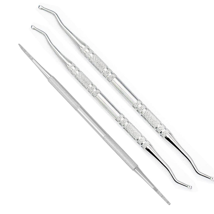 3 PCS Eingewachsene Zehennägel Set Professionelle Nagelpflege Eingewachsene Fussnägel Datei & Lifter